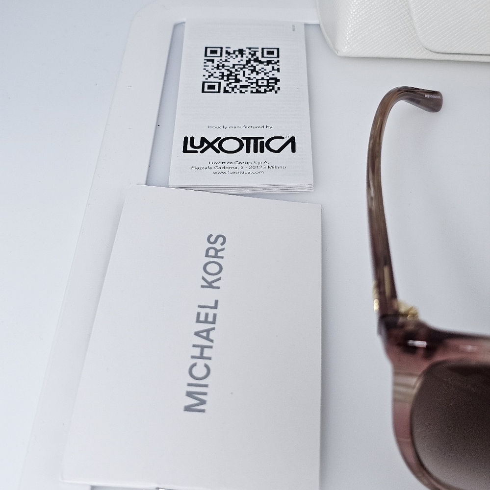 Michael Kors Women's Sunglasses gradient MK2137U 317513 57 Anaheim Tan Blush - Picture 13 of 14